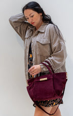 Scarlett Suede Satchel