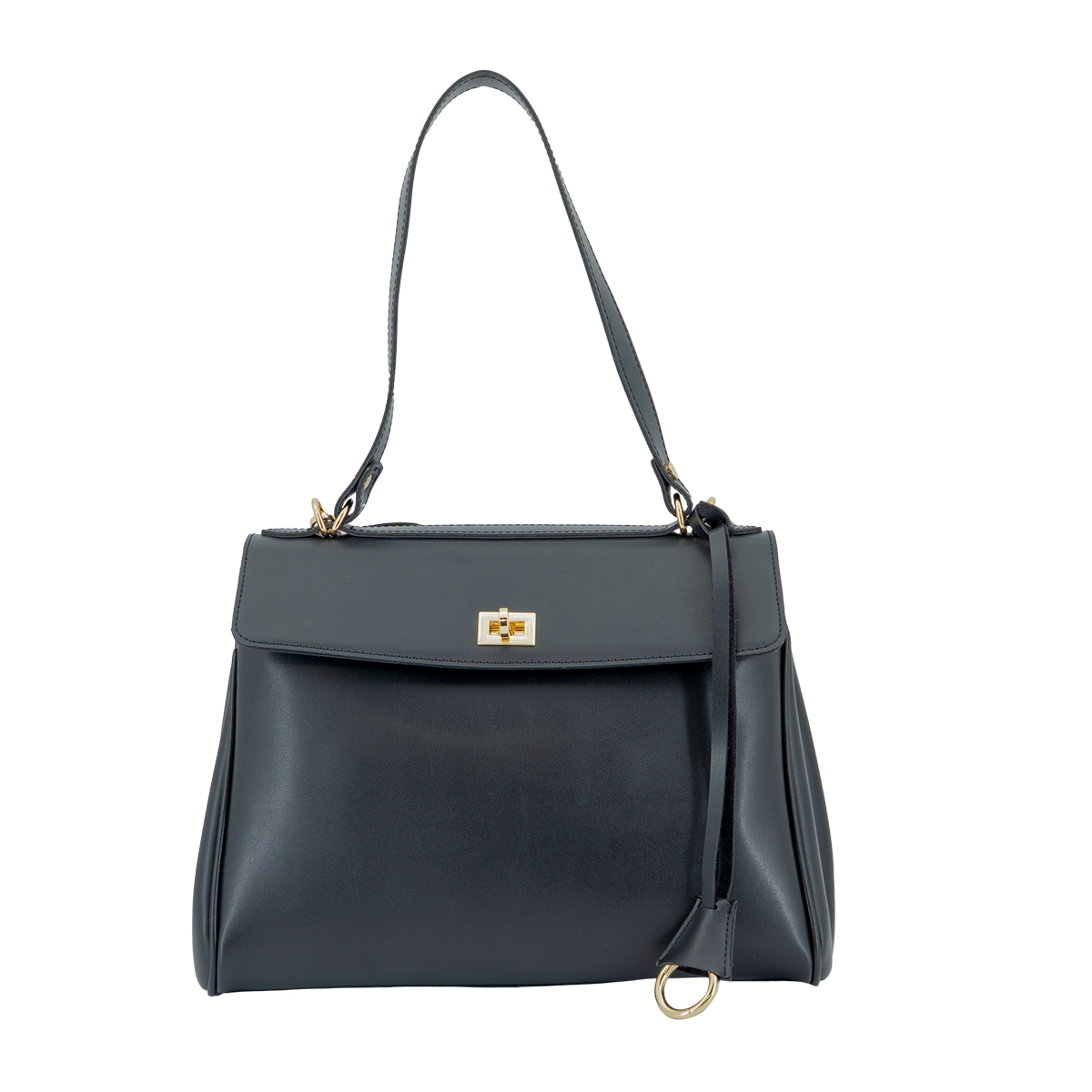 Elora – Structured Vegan Leather Satchel