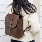 Vegan Leather Mini Backpack - Noelle