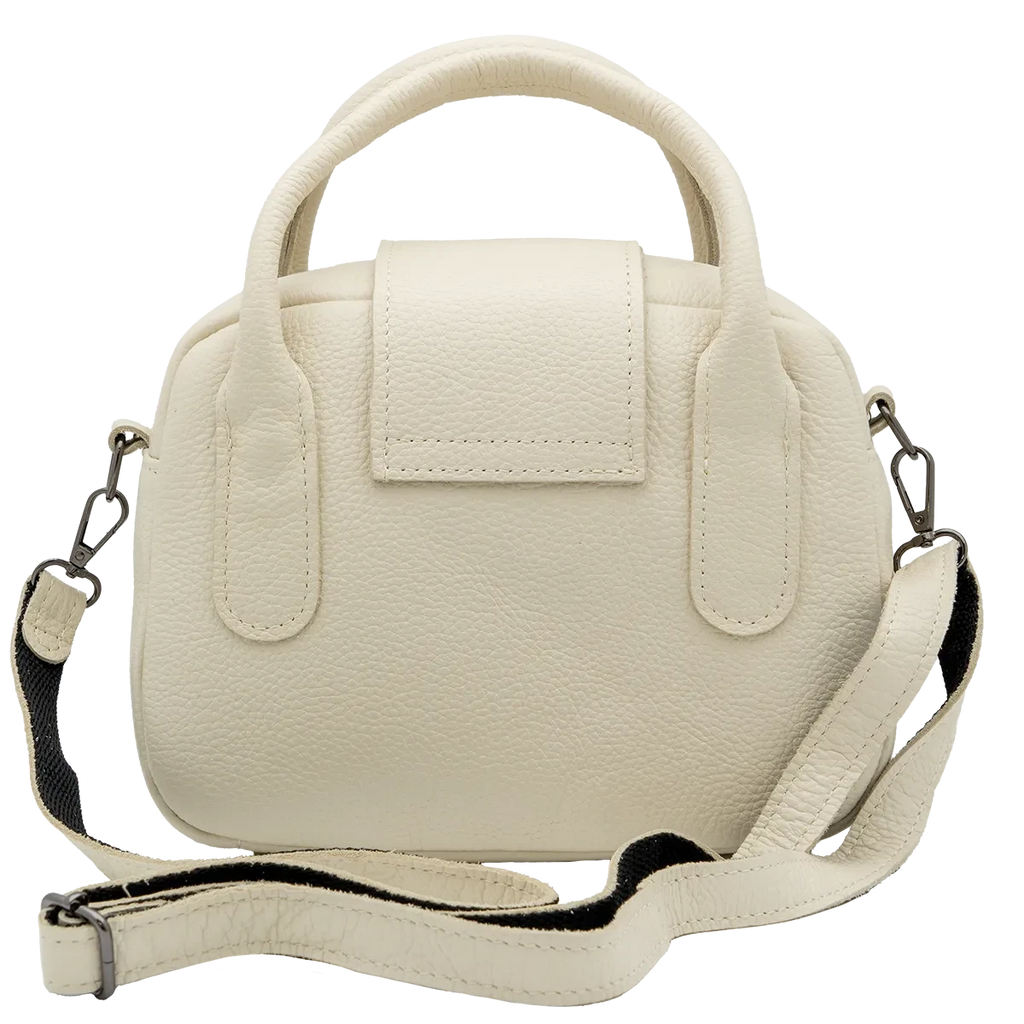 Genuine Leather Satchel Elise