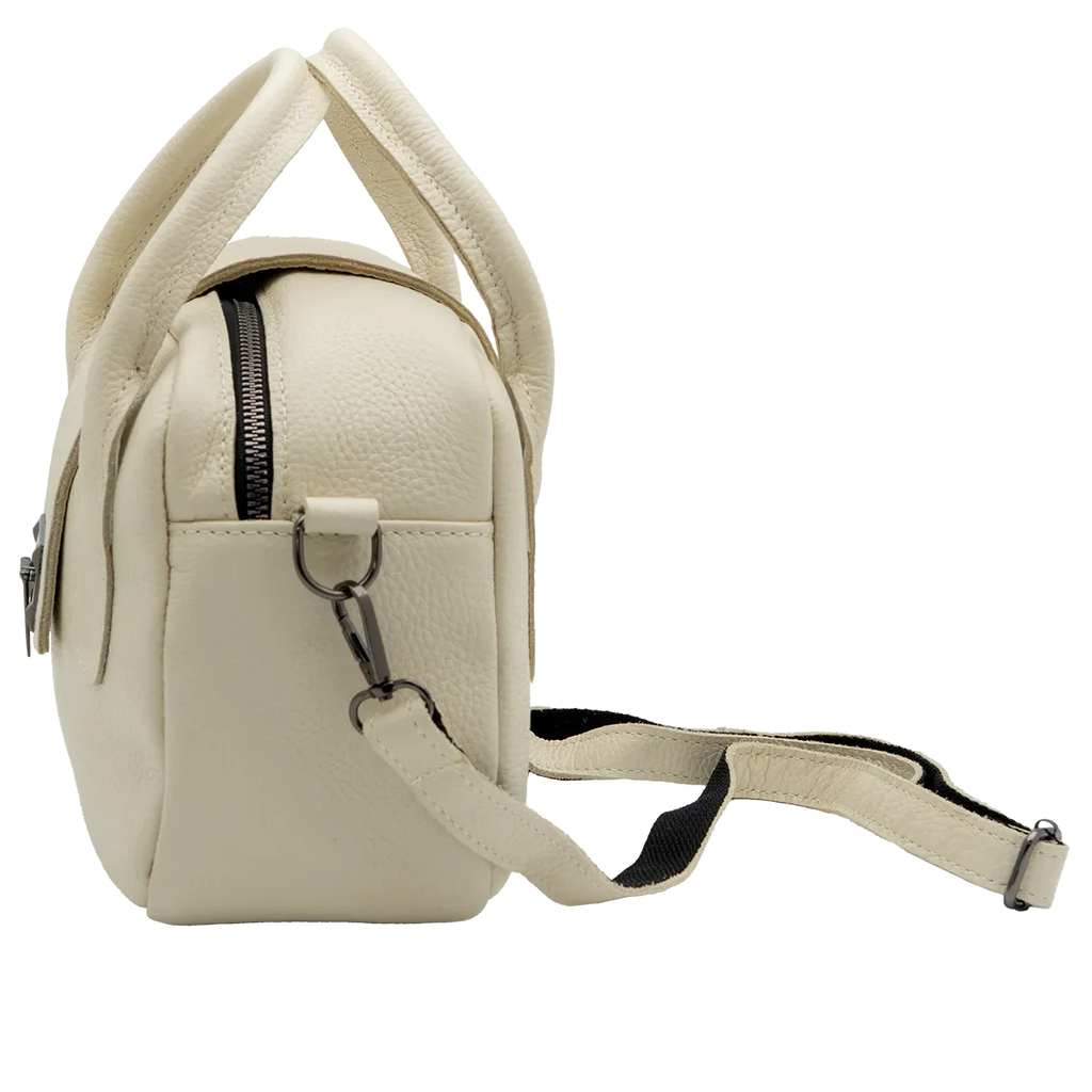 Genuine Leather Satchel Elise