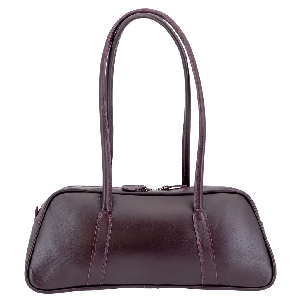 Ekaterina – Leather Baguette Shoulder Bag