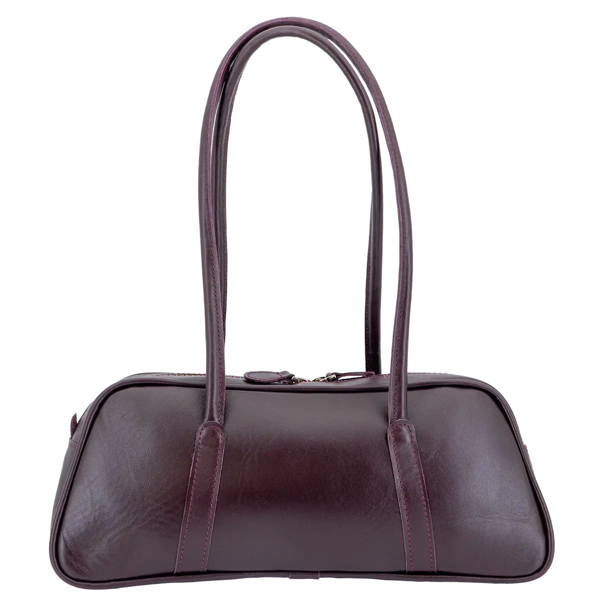 Ekaterina – Leather Baguette Shoulder Bag