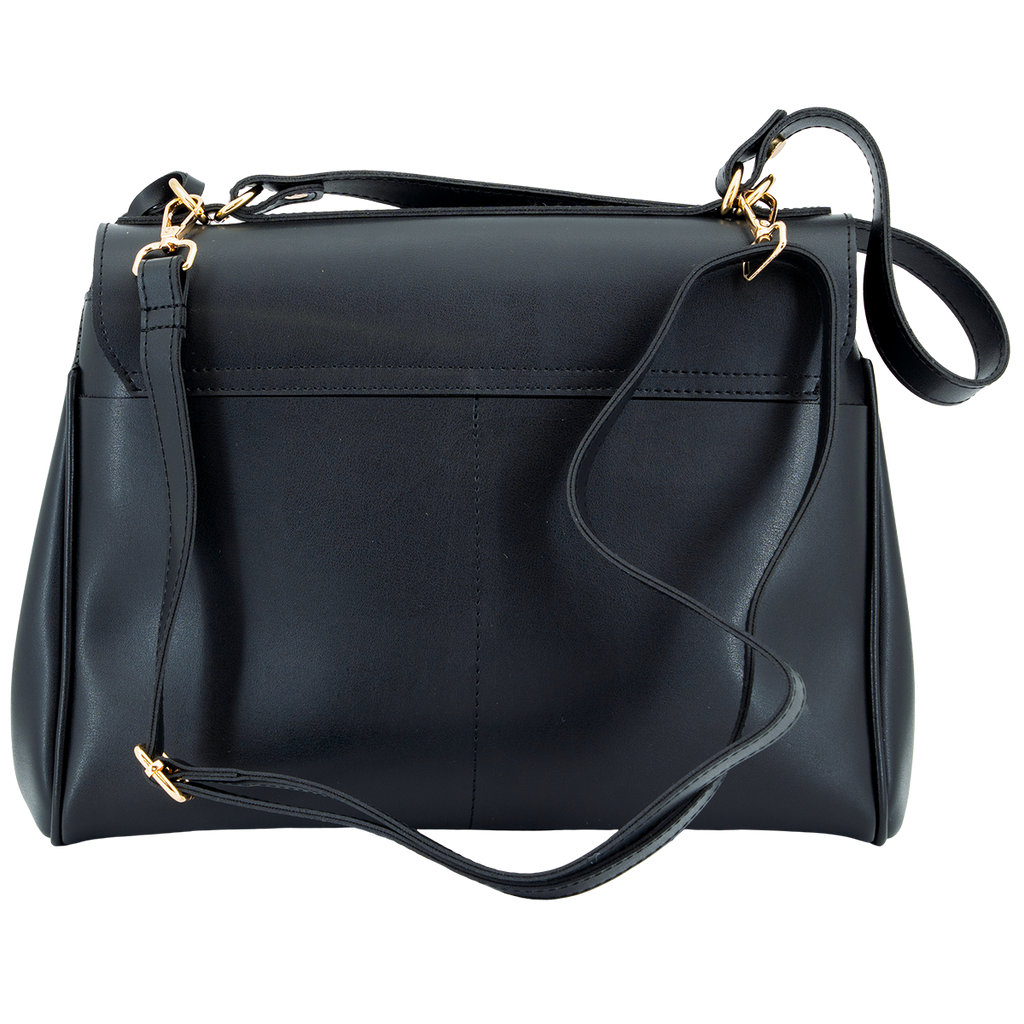 Elora – Structured Vegan Leather Satchel