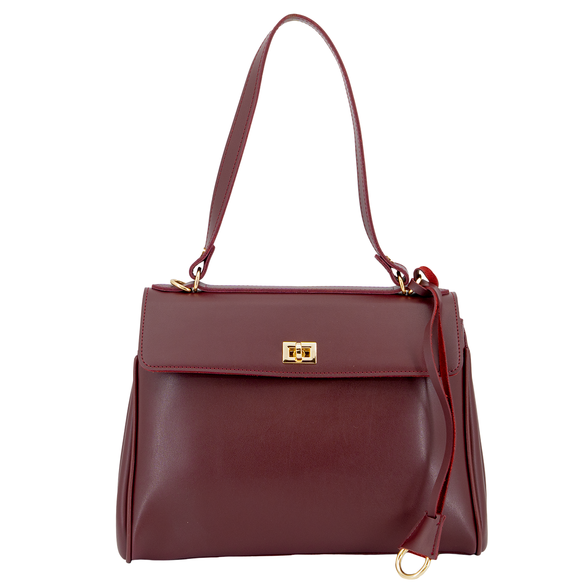 Elora – Structured Vegan Leather Satchel