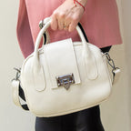 Genuine Leather Satchel Elise
