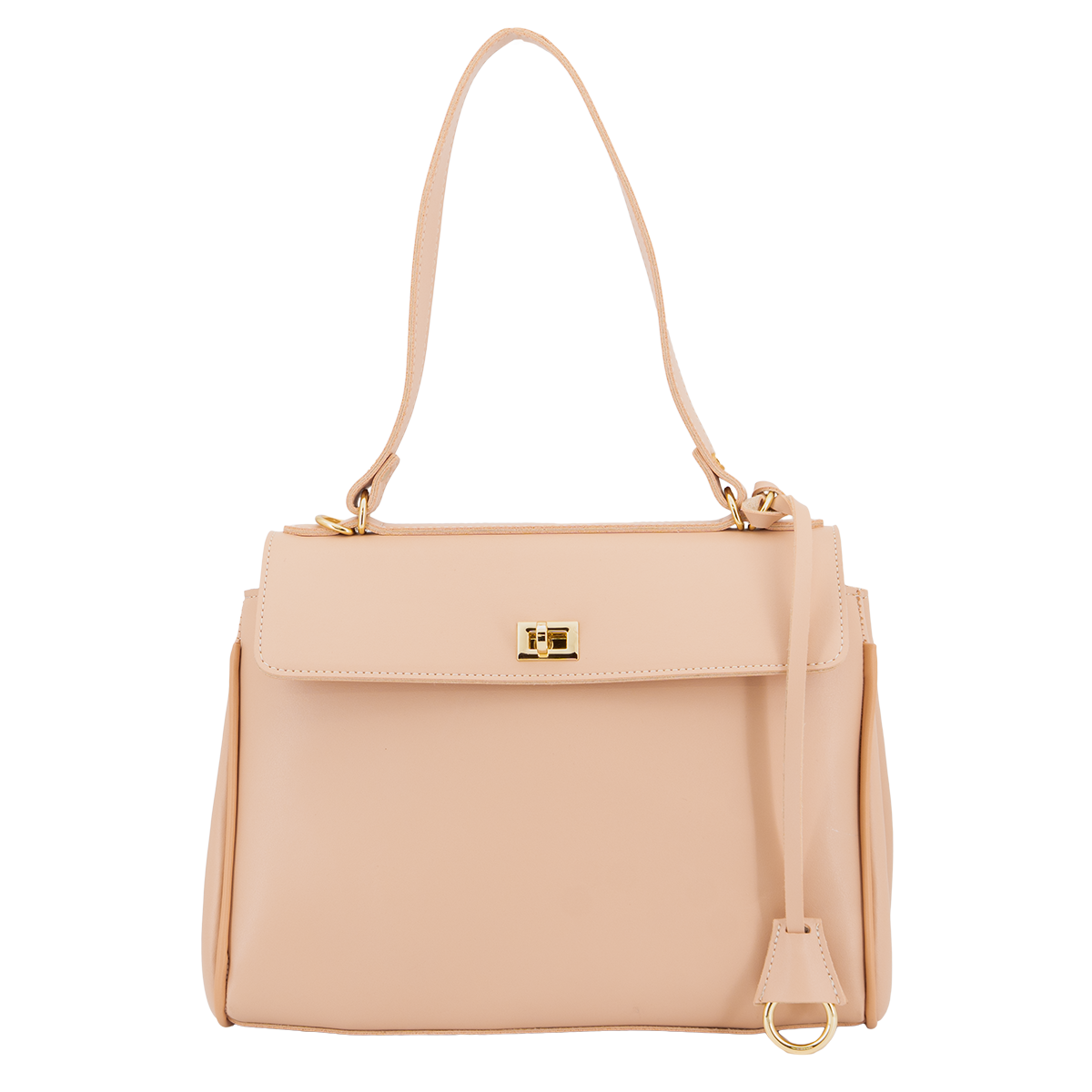 Elora – Structured Vegan Leather Satchel