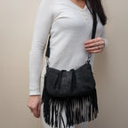Dakota – Suede Fringe Crossbody Bag