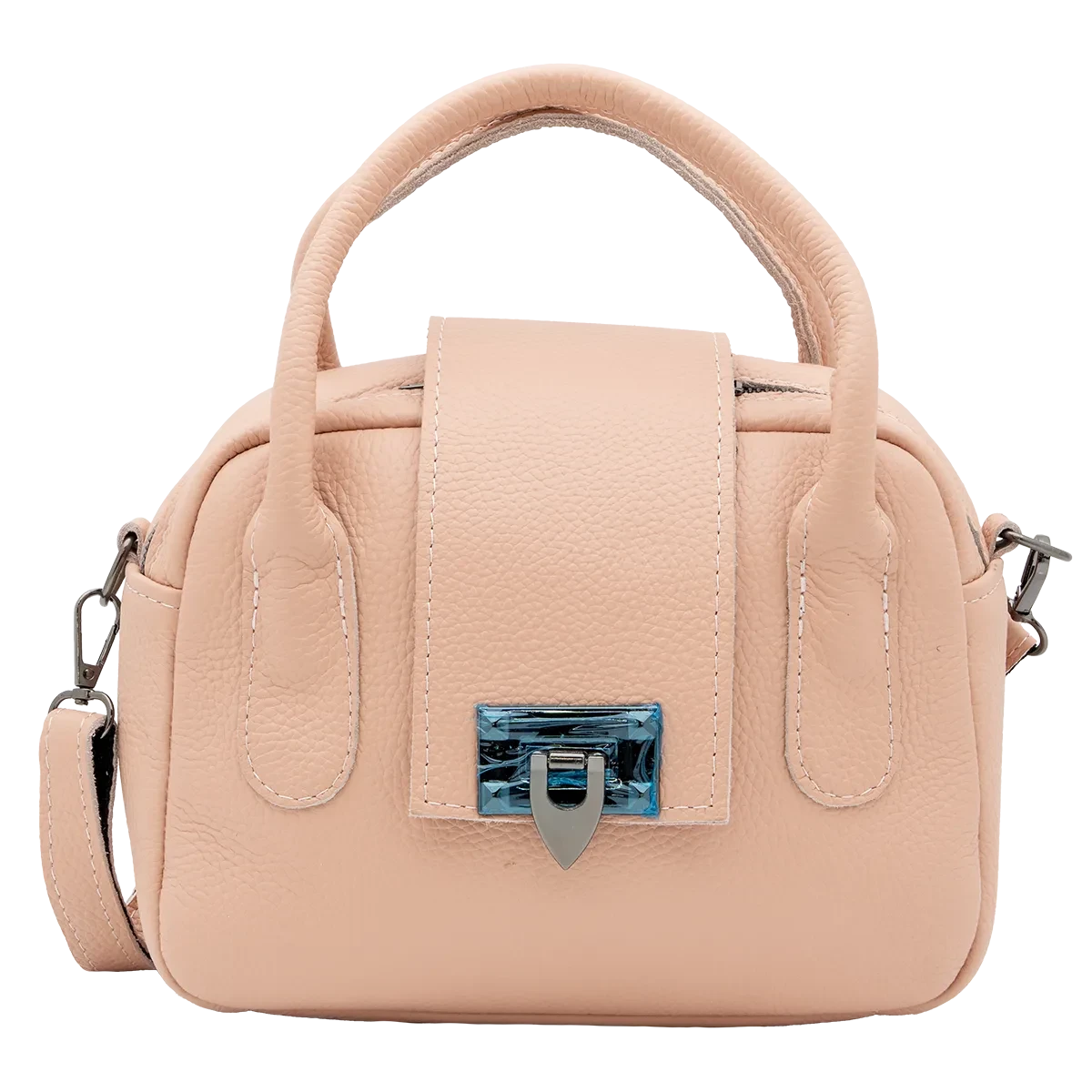 Genuine Leather Satchel Elise