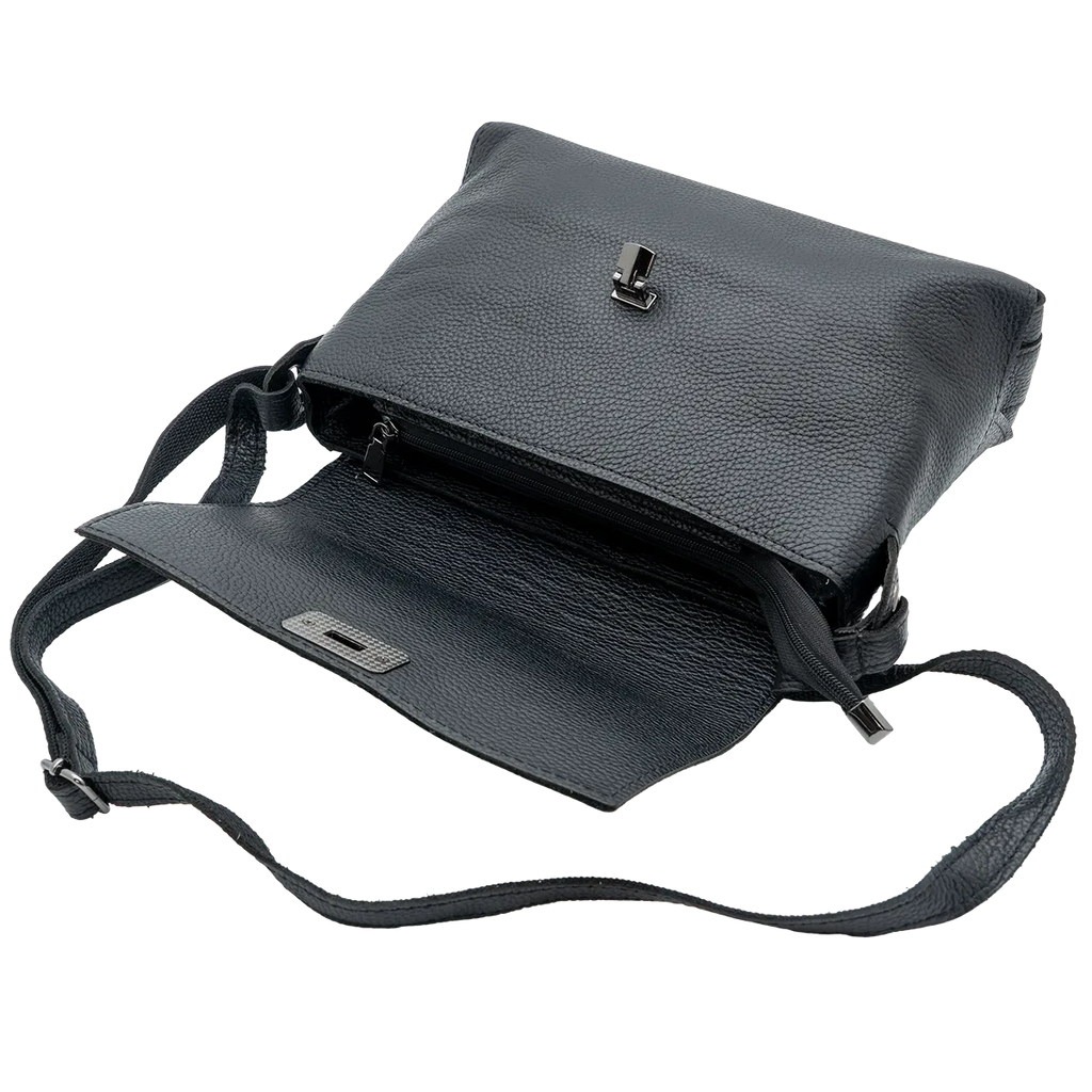 Genuine Leather Crossbody Clutch Aria