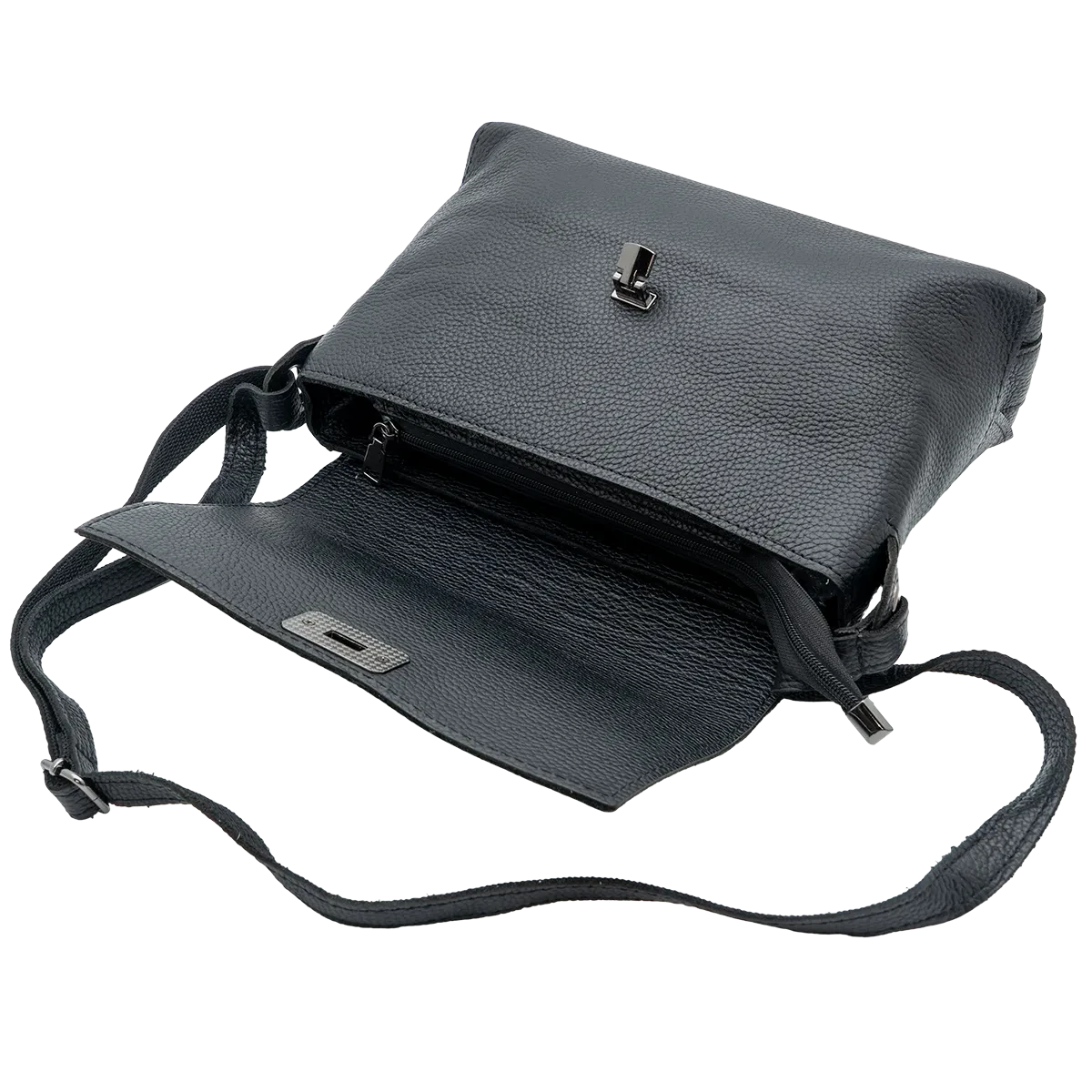 Genuine Leather Crossbody Clutch Aria