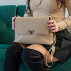 Genuine Leather Crossbody Clutch Aria