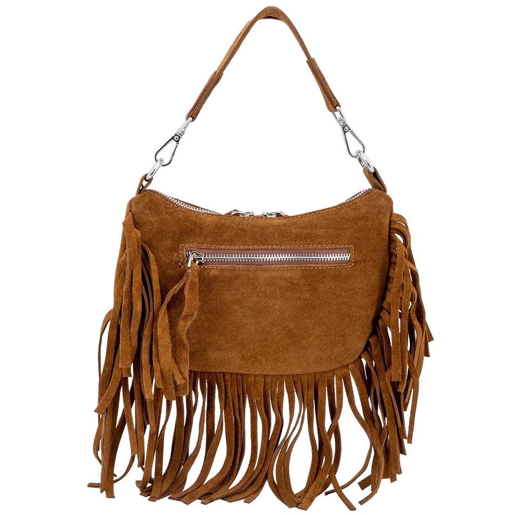Dakota – Suede Fringe Crossbody Bag