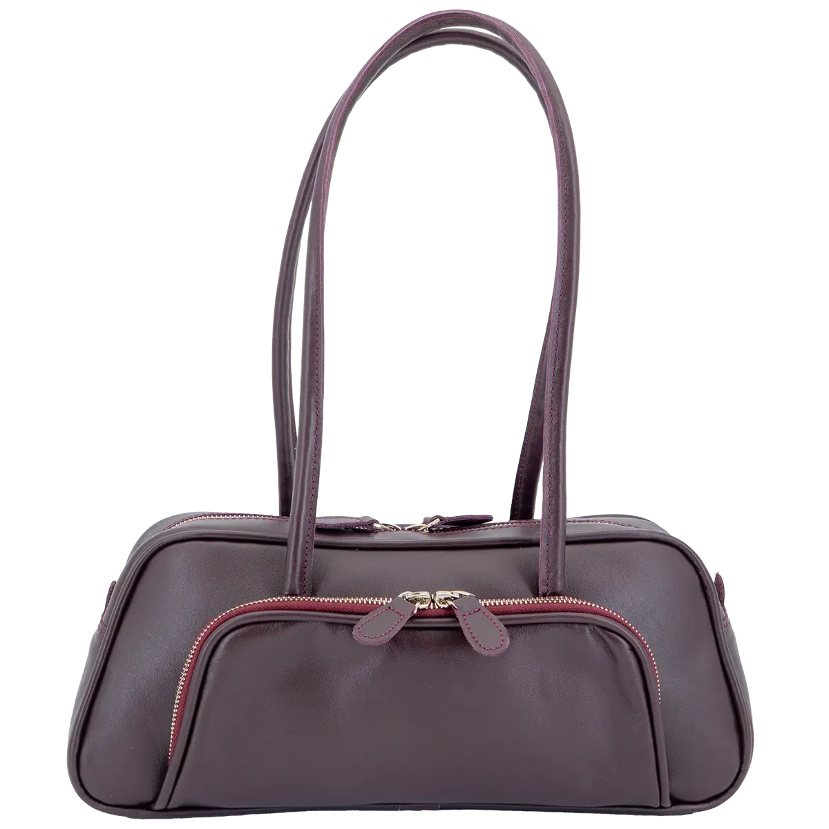 Ekaterina Leather Baguette Shoulder Bag