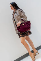 Scarlett Suede Satchel