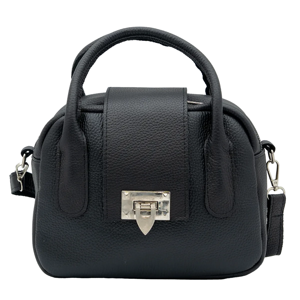 Genuine Leather Satchel Elise