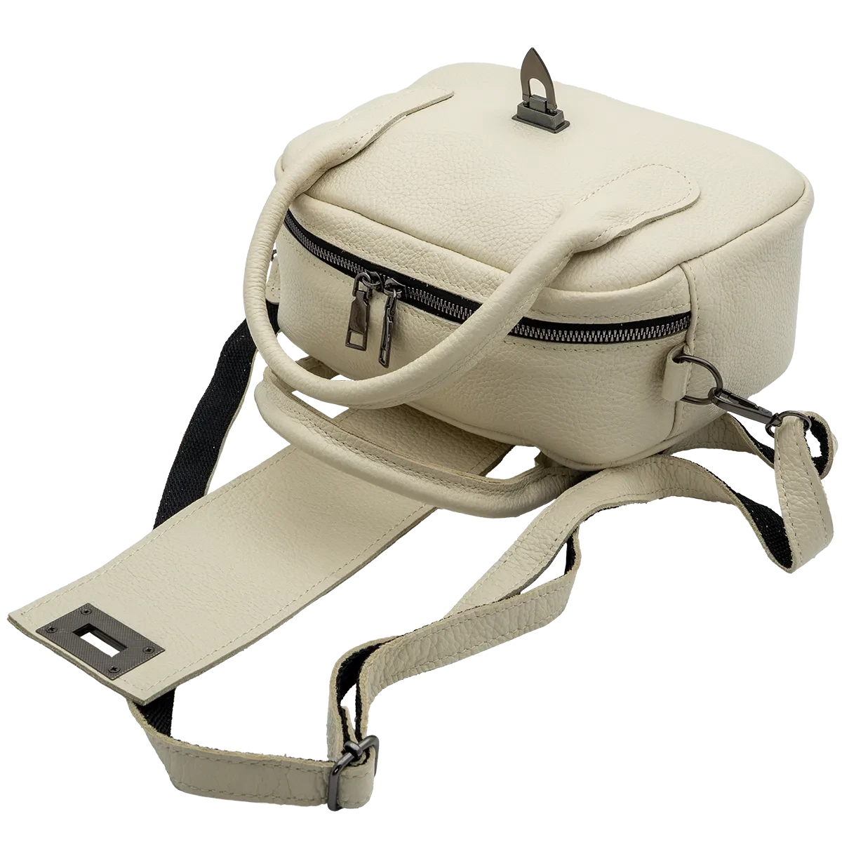 Genuine Leather Satchel Elise
