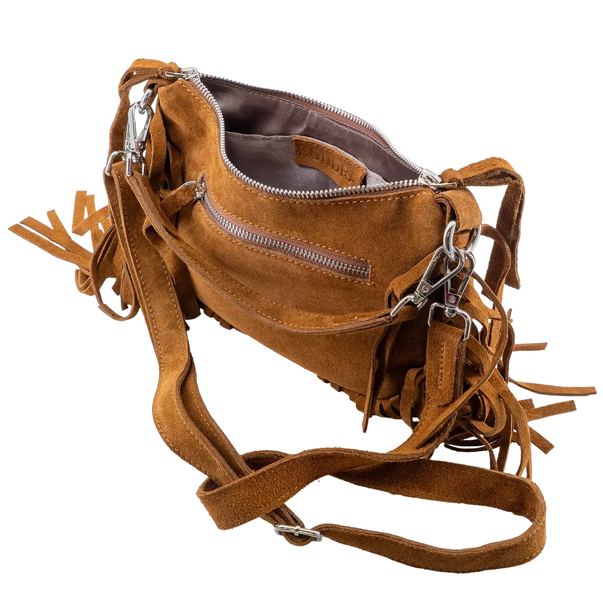 Dakota – Suede Fringe Crossbody Bag