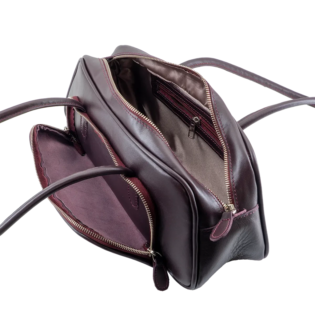 Ekaterina – Leather Baguette Shoulder Bag