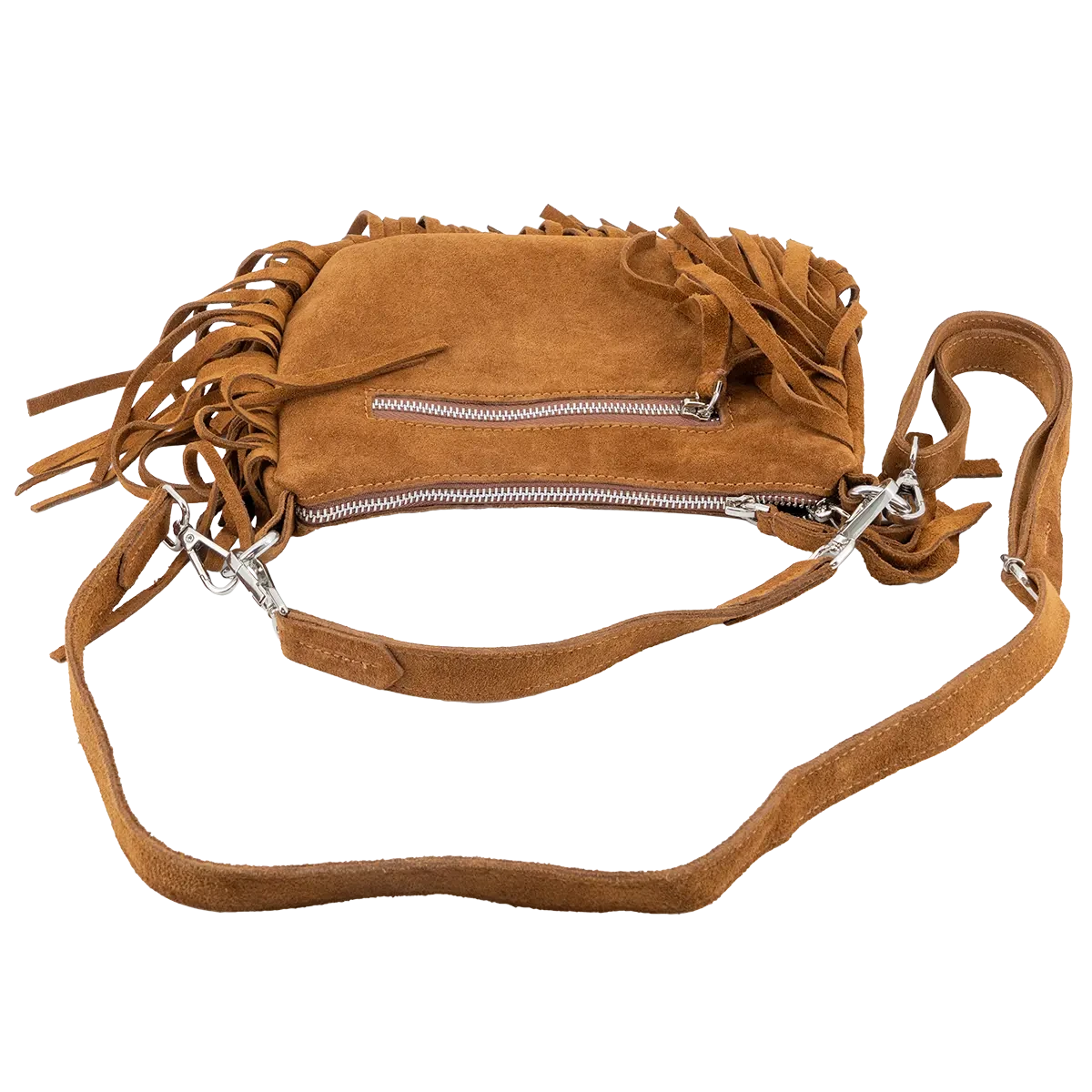 Dakota – Suede Fringe Crossbody Bag
