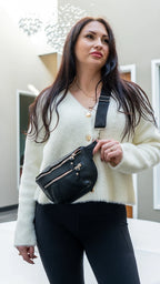 Genuine Leather Crossbody Vega
