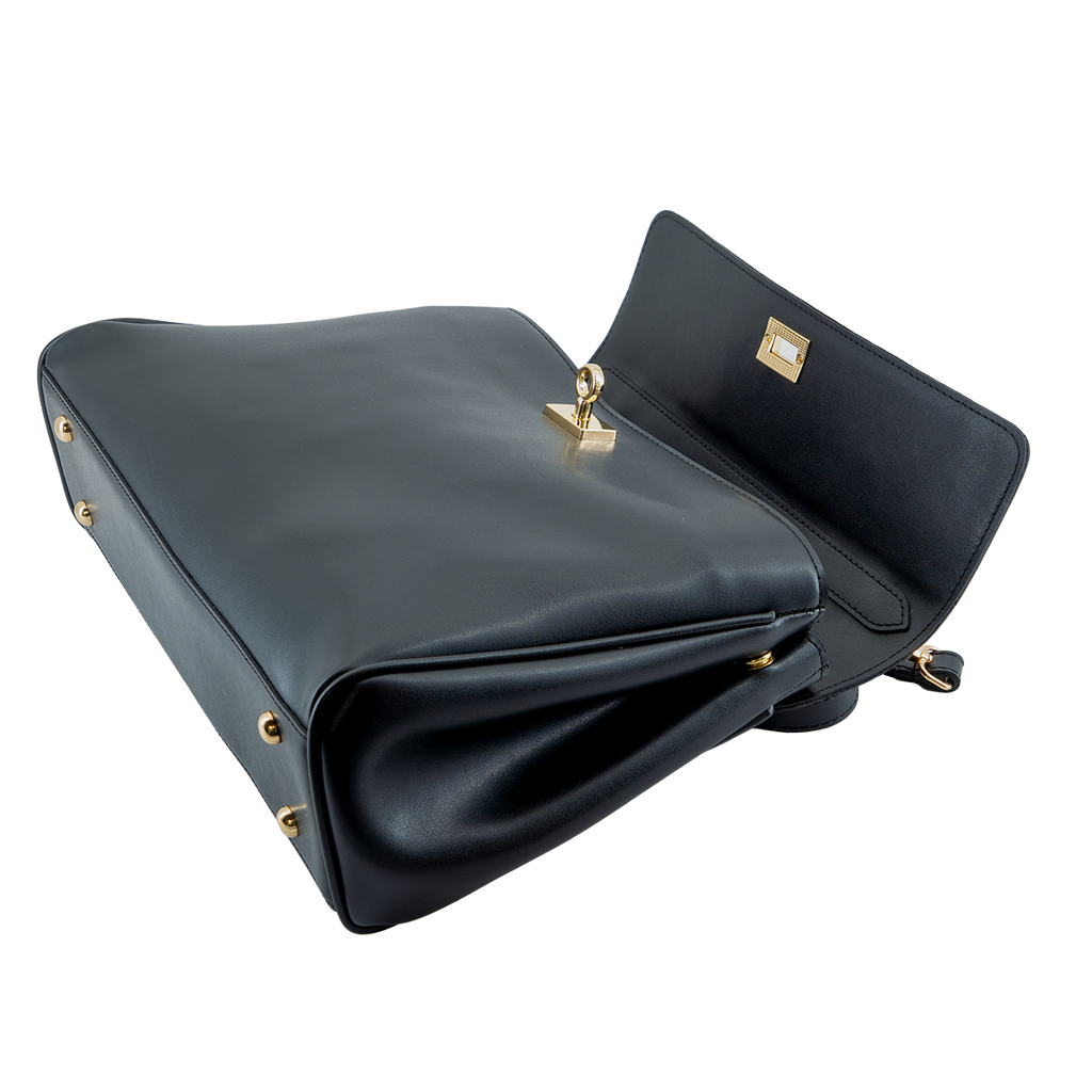 Elora – Structured Vegan Leather Satchel