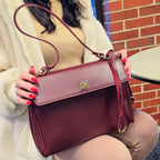 Elora – Structured Vegan Leather Satchel
