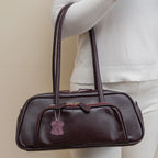 Ekaterina – Leather Baguette Shoulder Bag