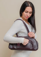 Ekaterina – Leather Baguette Shoulder Bag