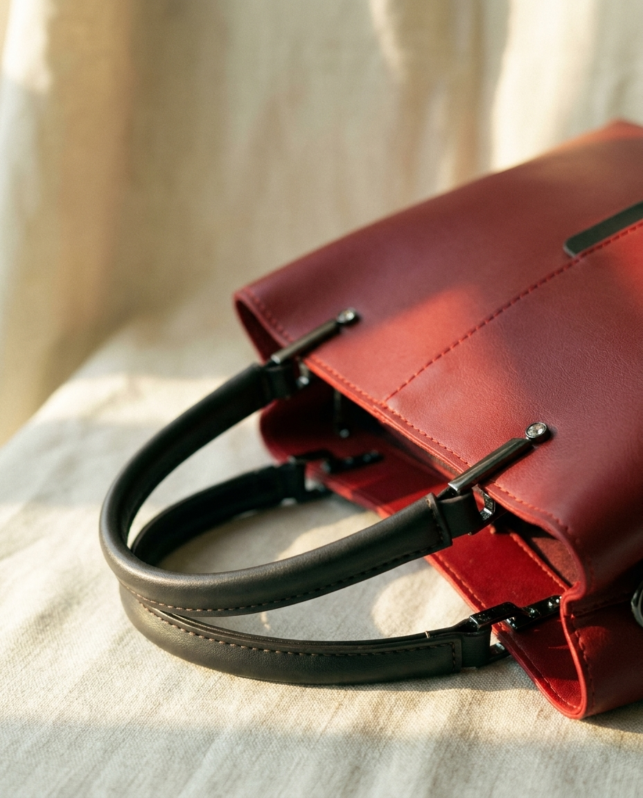 KONDRA handmade craft — finished Adriana satchel detail